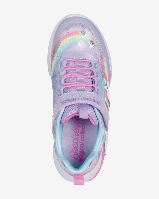 Zapatillas Skechers S-Lights: Unicorn Chaser violeta niña - #4