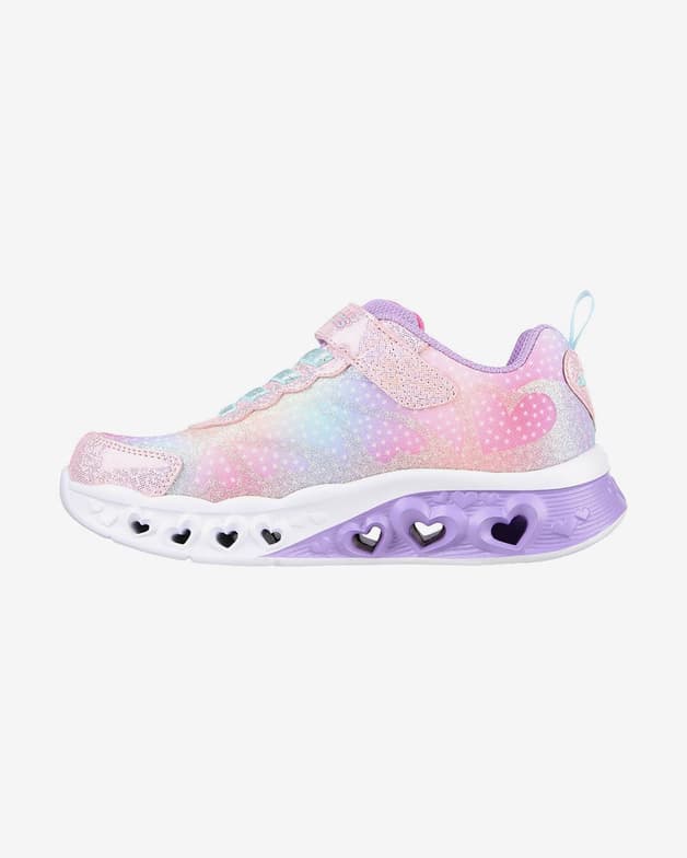 Zapatillas Skechers Flutter Heart Lights - Simply Love rosa brillante infantil - #2