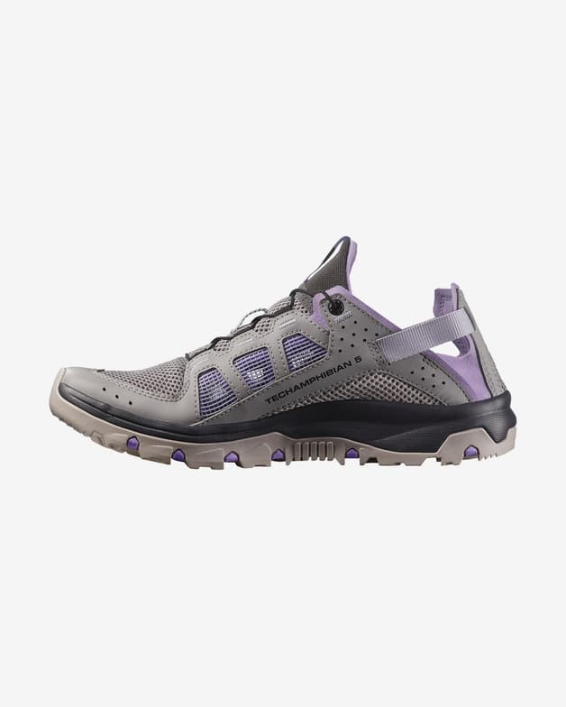 Zapatillas Salomon Techamphibian 5 gris humo mujer - #4