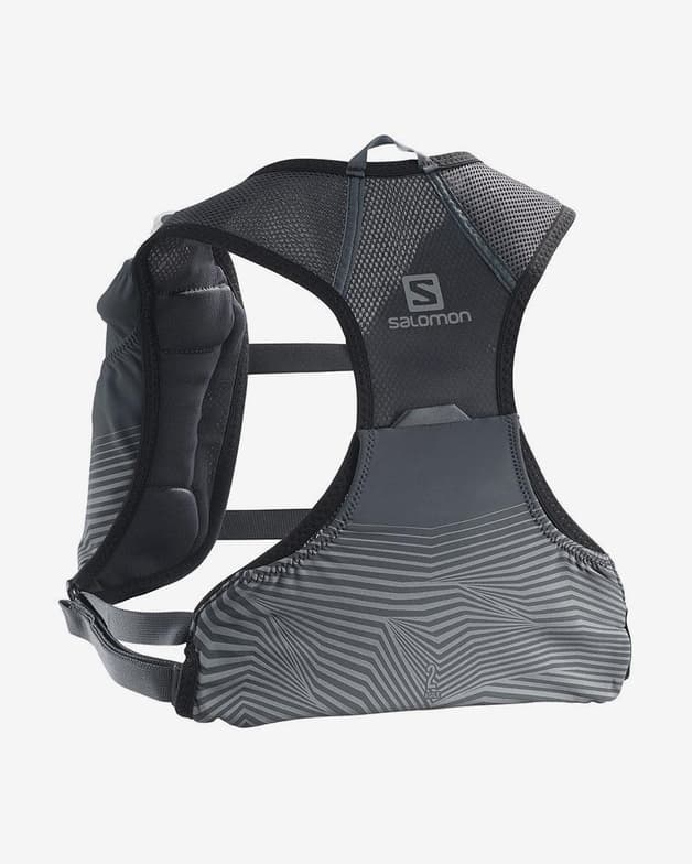 Chaleco hidratación Salomon Agile Nocturne 2L Set gris - #1