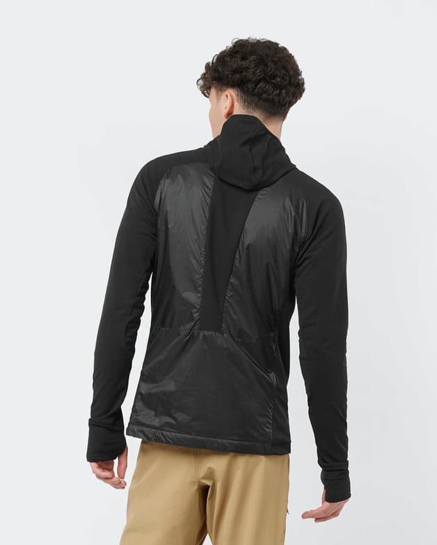 Chaqueta con capucha Salomon Elixir Hybrid negro - #4