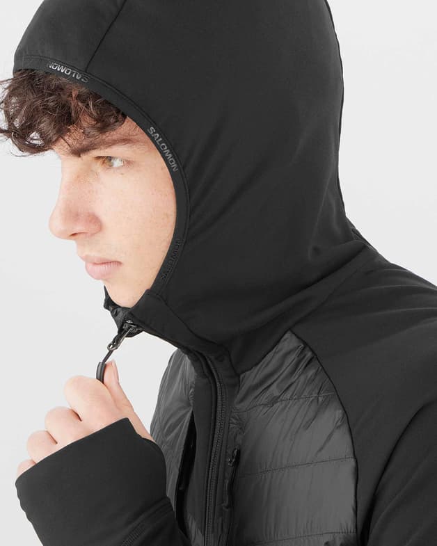 Chaqueta con capucha Salomon Elixir Hybrid negro - #5