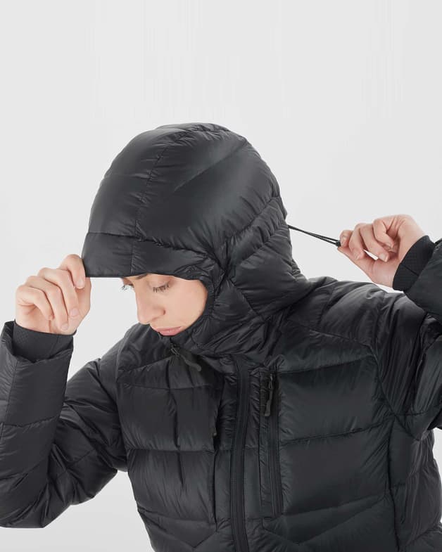 Chaqueta con capucha Salomon Elixir Ultra Down negro mujer - #7