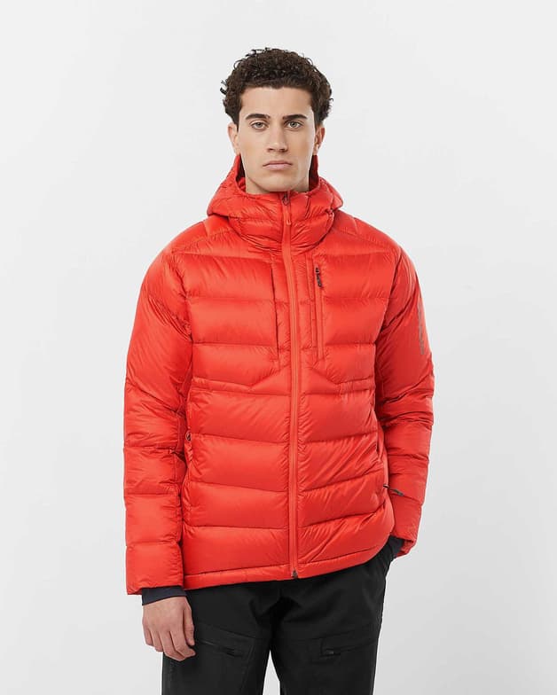 Chaqueta con capucha Salomon Elixir Ultra Down naranja - #2