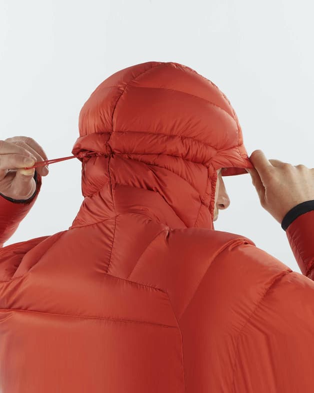 Chaqueta con capucha Salomon Elixir Ultra Down naranja - #6