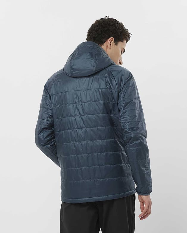 Chaqueta con capucha Salomon Outline azul pálido - #3