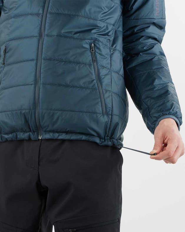 Chaqueta con capucha Salomon Outline azul pálido - #4