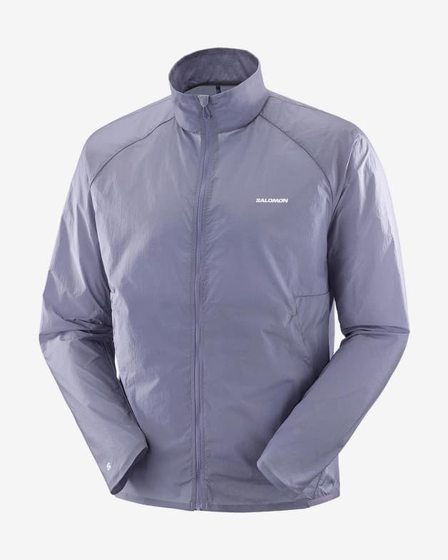 Chaqueta cortavientos Salomon SHKout Fly violeta - #1