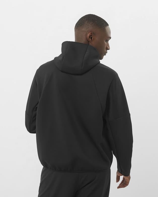 Sudadera con capucha Salomon Shake Half Zip negro - #3