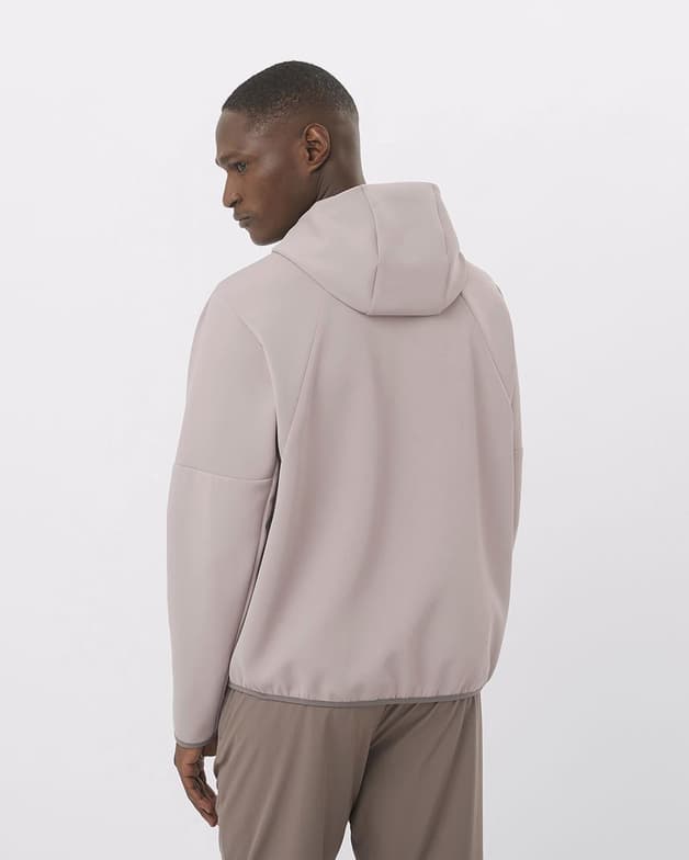 Sudadera con capucha Salomon Shake Half Zip beige - #4