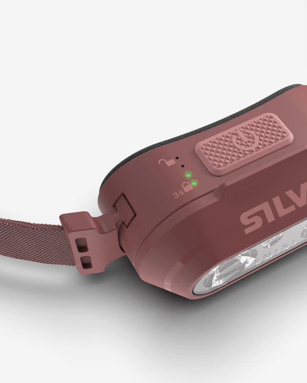 Luz frontal Silva Smini 250 rojo mate - #11