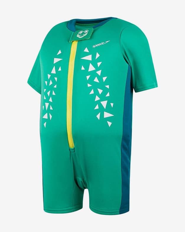 Traje de flotación Speedo Croc Printed verde infantil - #1