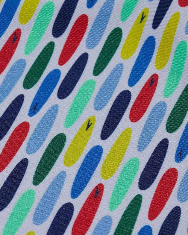 Maillot de bain Speedo Allover Starback vert jaune rouge femme - #3