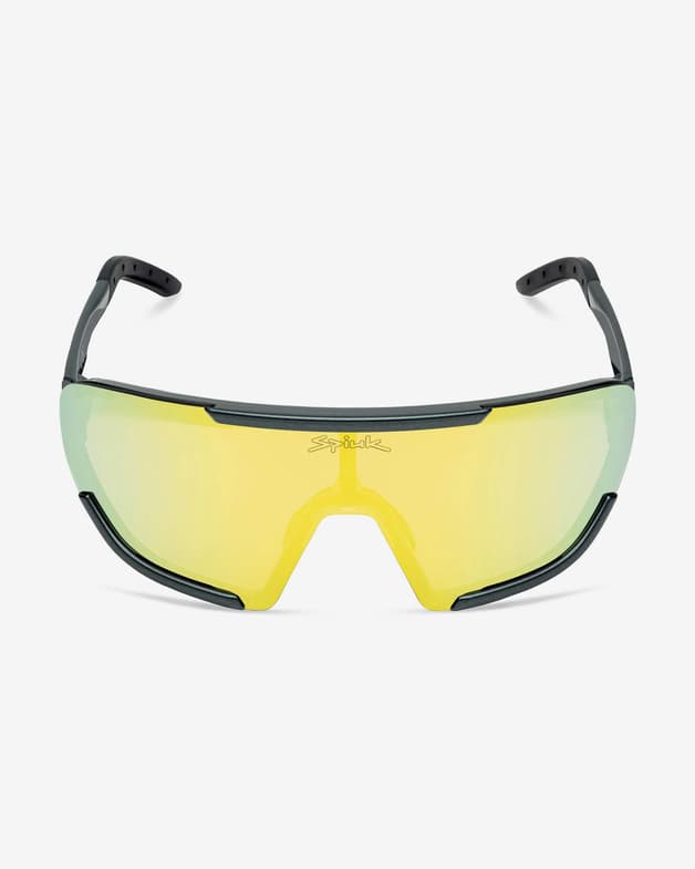 Gafas Spiuk Nebo negro con lentes espejadas amarillo - #1
