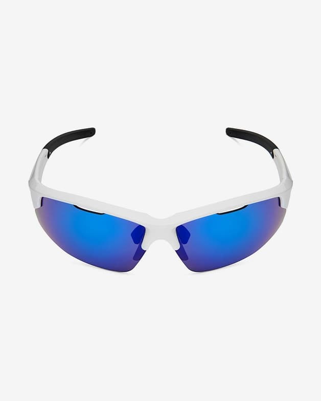 Gafas Spiuk Rimma blanco negro con lentes espejadas azul - #1
