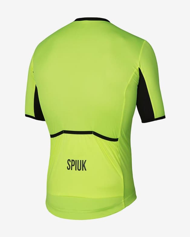 Maillot Spiuk Anatomic manga corta amarillo fluor - #2
