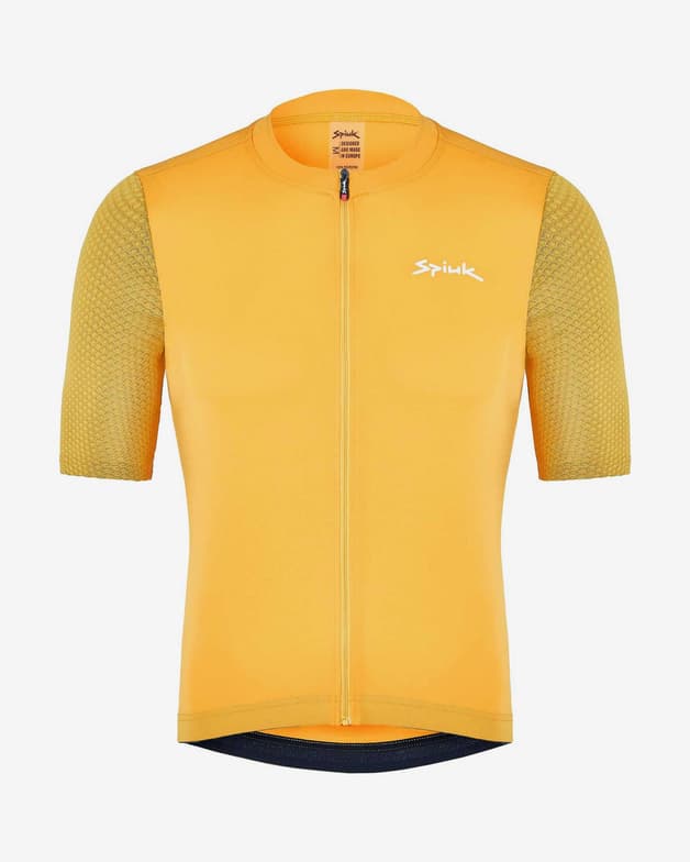 Spiuk Anatomic cykeltrøje med korte ærmer i citron gul - #1