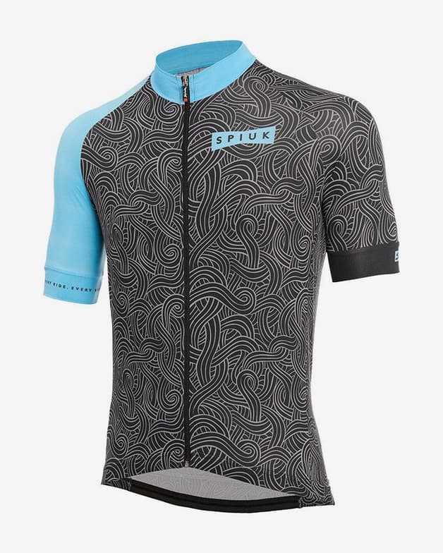 Maillot Spiuk Signature manga corta negro azul - #1