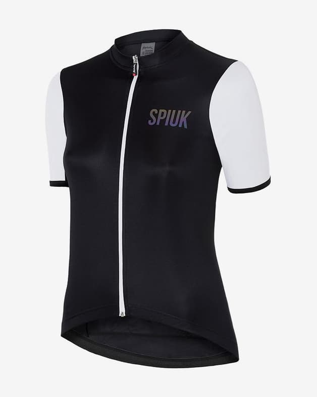 Maillot Spiuk Anatomic manga corta negro blanco mujer - #1