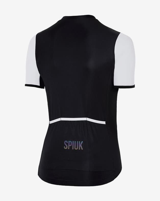 Maillot Spiuk Anatomic manga corta negro blanco mujer - #2
