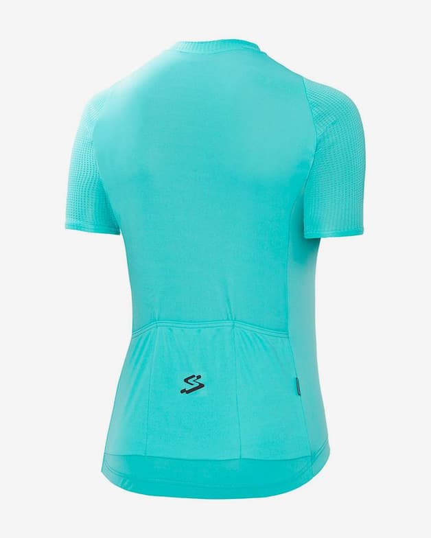 Maillot Spiuk Anatomic manga corta azul turquesa mujer - #2