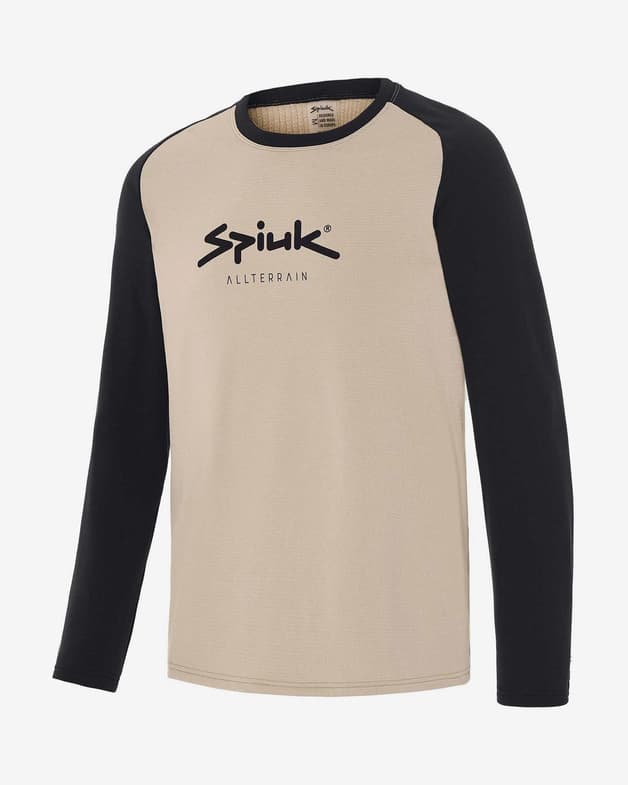 Maillot Spiuk All Terrain manga larga beige negro - #1