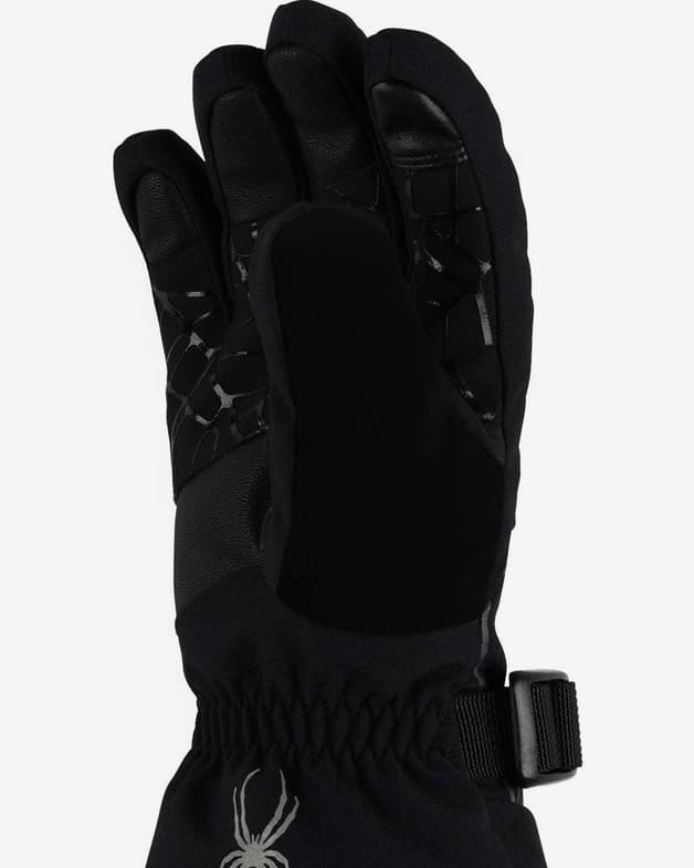 Guantes Spyder Overweb negro eclipse niño - #2