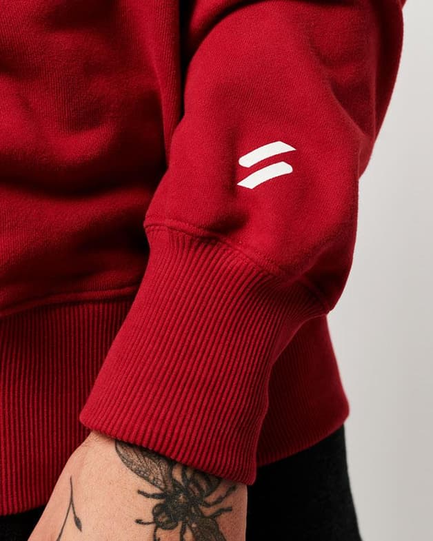 Sudadera Superdry Code Core Sport Half Zip rojo - #4
