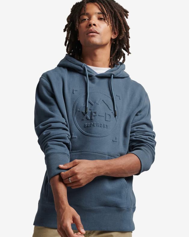 Sudadera con capucha Superdry Code XPD Loose azul - #1