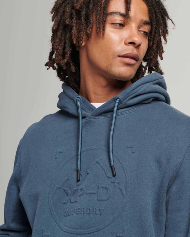 Sudadera con capucha Superdry Code XPD Loose azul - #3