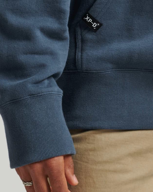 Sudadera con capucha Superdry Code XPD Loose azul - #4
