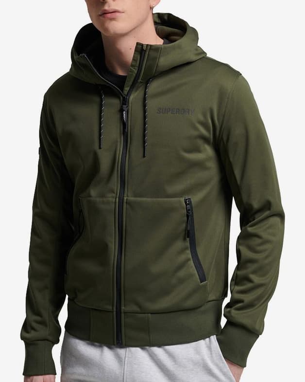 Chaqueta Superdry Code Tech Softshell verde oscuro - #1