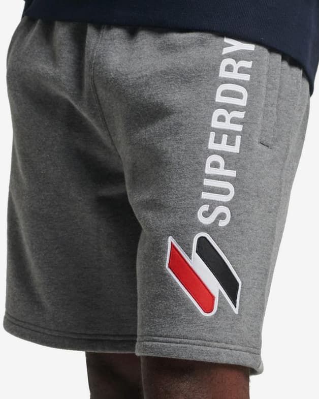 Pantalón corto Superdry Code Applique gris - #1