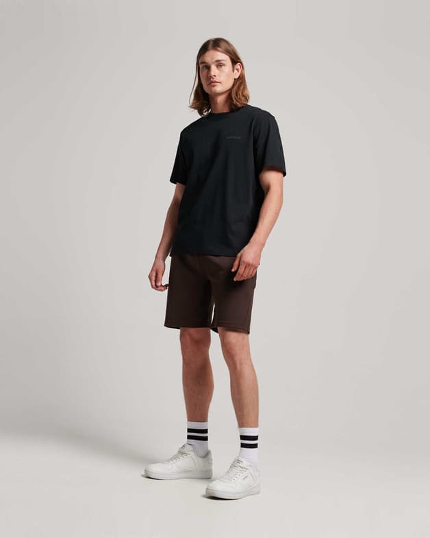Pantalón corto Superdry Code Tech marrón oscuro - #5
