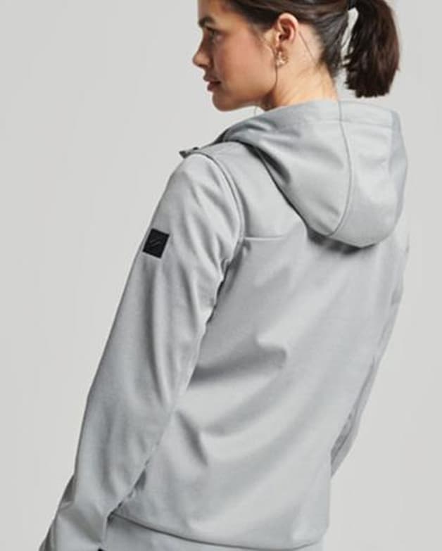 Chaqueta Superdry Code Tech Softshell gris mujer - #4
