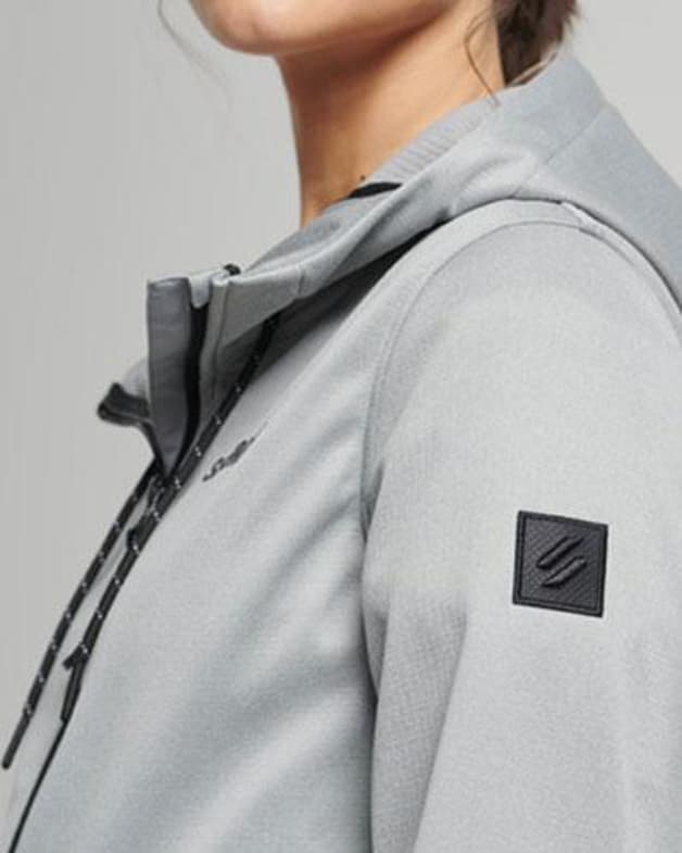 Chaqueta Superdry Code Tech Softshell gris mujer - #6