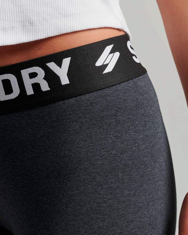 Malla larga Superdry Code Elastic gris oscuro naranja mujer - #4