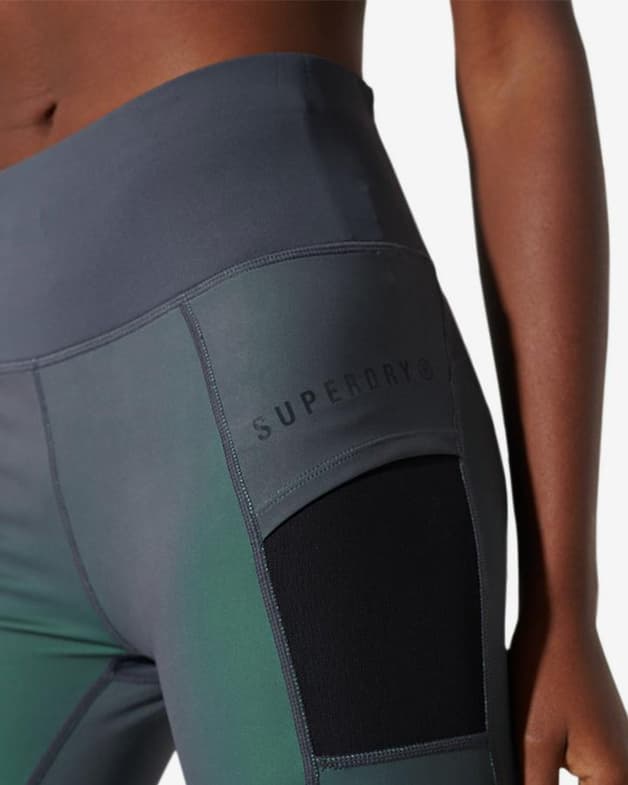Malla larga Superdry Sprint azul mujer - #4