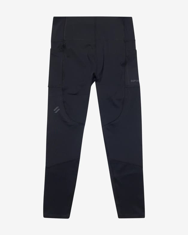 Malla larga Superdry Run 7/8 negro intenso mujer - #1