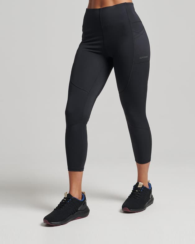 Malla larga Superdry Run 7/8 negro intenso mujer - #2