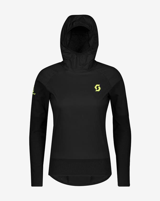 Chaqueta con capucha Scott RC Run negro amarillo mujer - #1