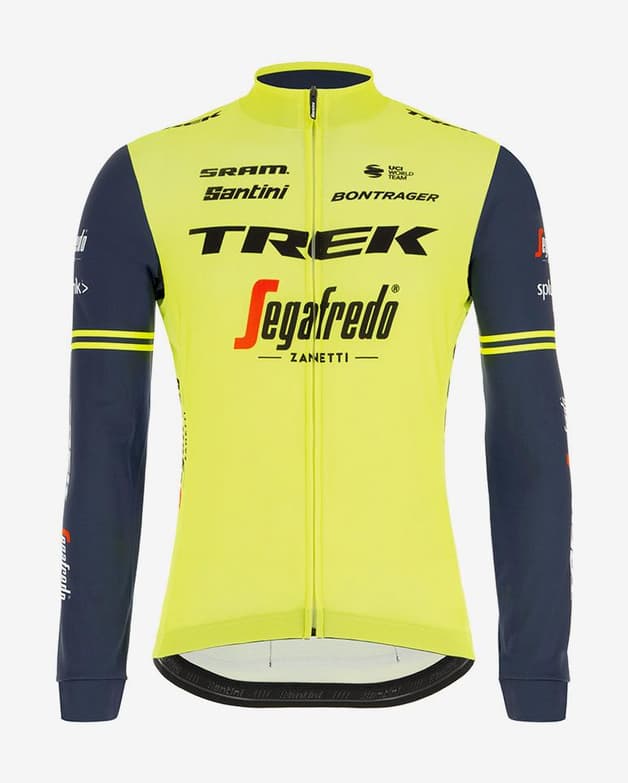 Maillot Trek-Segafredo 2020 Fan Line manga larga amarillo - Corte Classic - #1