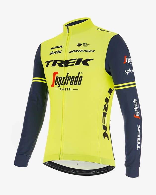 Maillot Trek-Segafredo 2020 Fan Line manga larga amarillo - Corte Classic - #2