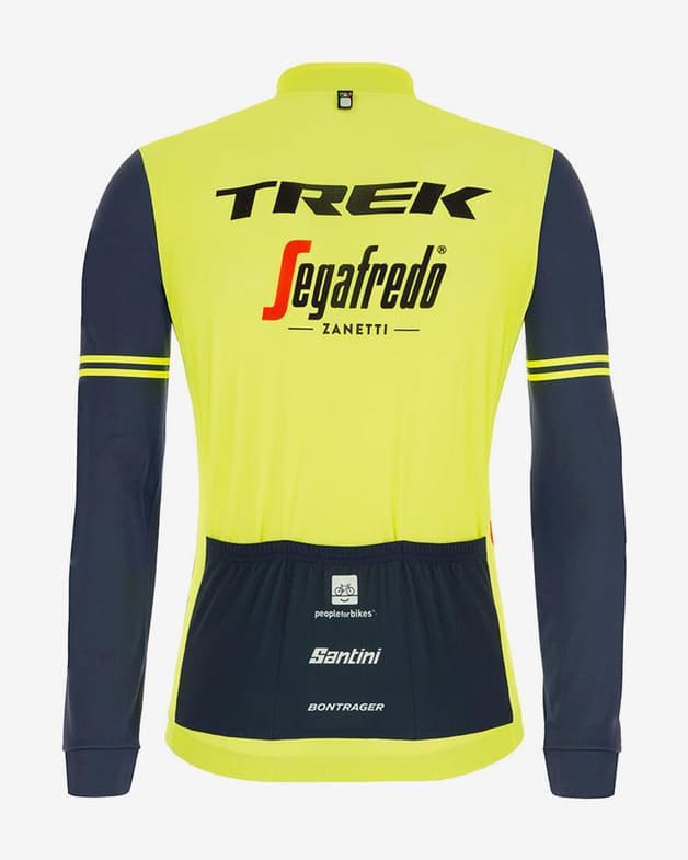 Maillot Trek-Segafredo 2020 Fan Line manga larga amarillo - Corte Classic - #3