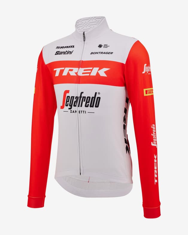 Maillot Trek-Segafredo 2023 Race Kit manga larga blanco rojo - Corte Classic - #2