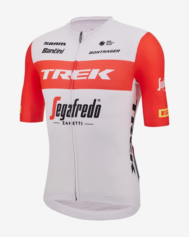 Maillot Trek-Segafredo 2023 Fan Line manga corta blanco rojo - Corte Classic - #2