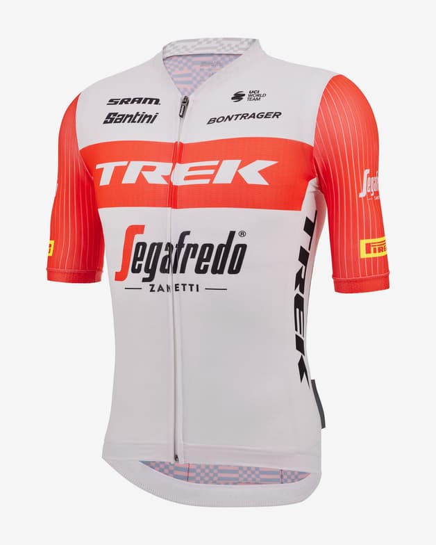 Maillot Trek-Segafredo 2023 Original manga corta blanco rojo - Corte Sleek - #2