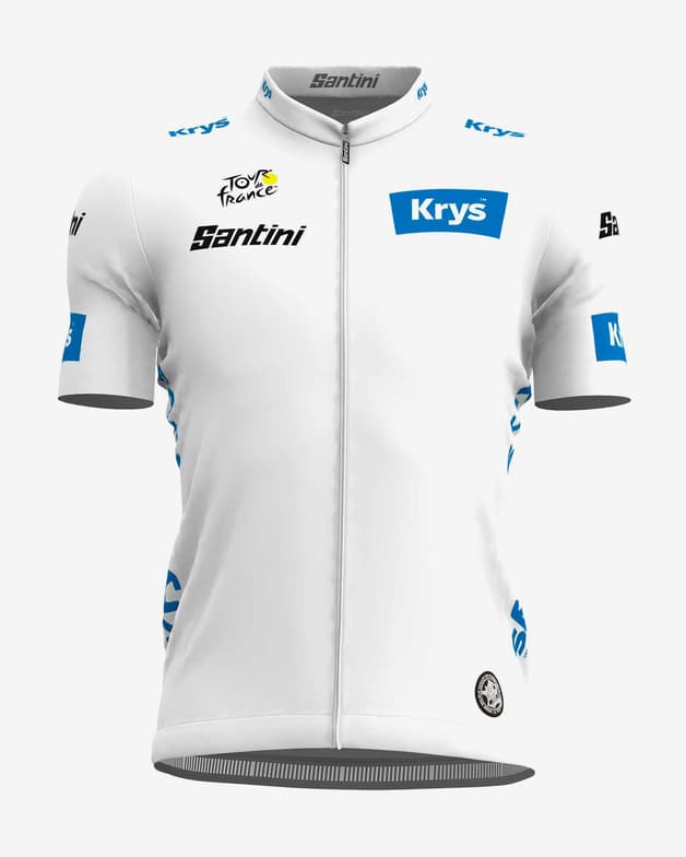 Maillot blanco Tour de Francia 2024 Líder Clasificación Jóvenes Fan Line - Corte Classic - #1