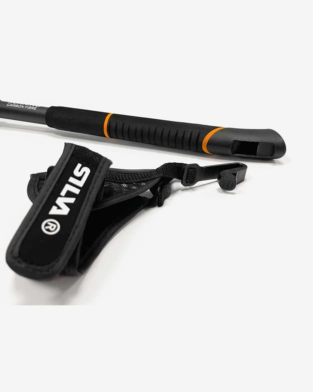 Bastones Silva Running Carbon Adjust 100-120 cm negro (par) - #3