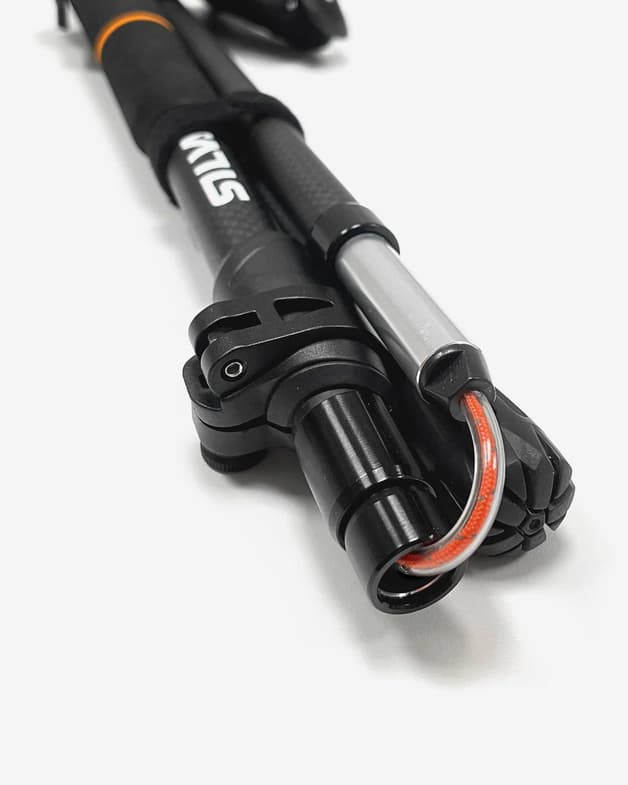 Bastones Silva Running Carbon Adjust 100-120 cm negro (par) - #8